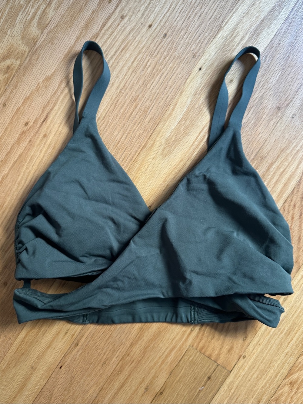 lululemon athletica Olive Green Wrap Bralette